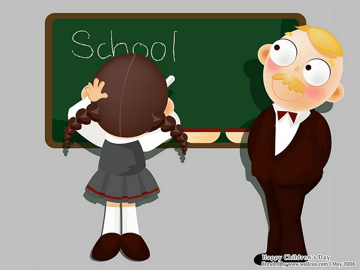 school life wallpaper,cartoon,illustration,animated cartoon,clip art,art