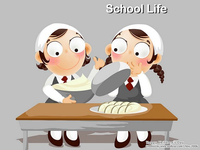 school life wallpaper,cartoon,animated cartoon,animation,illustration,clip art