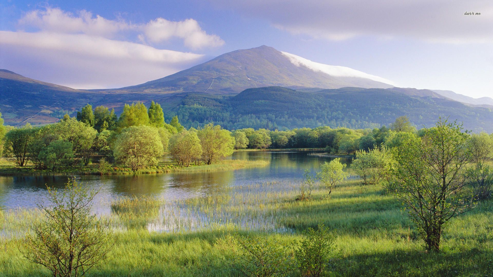 fondo de pantalla de río de montaña,paisaje natural,naturaleza,montaña,lago,cielo