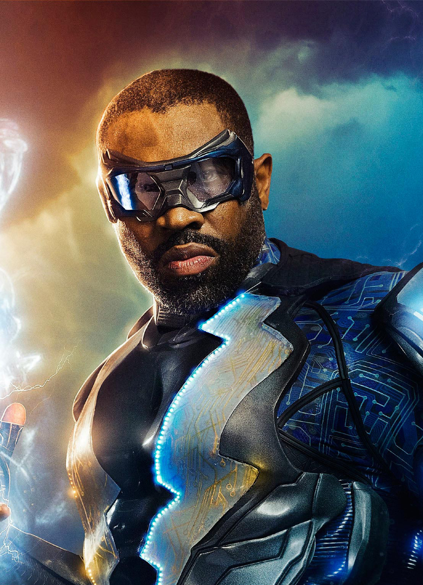 black lightning wallpaper,superhero,fictional character,hero,movie,cg artwork