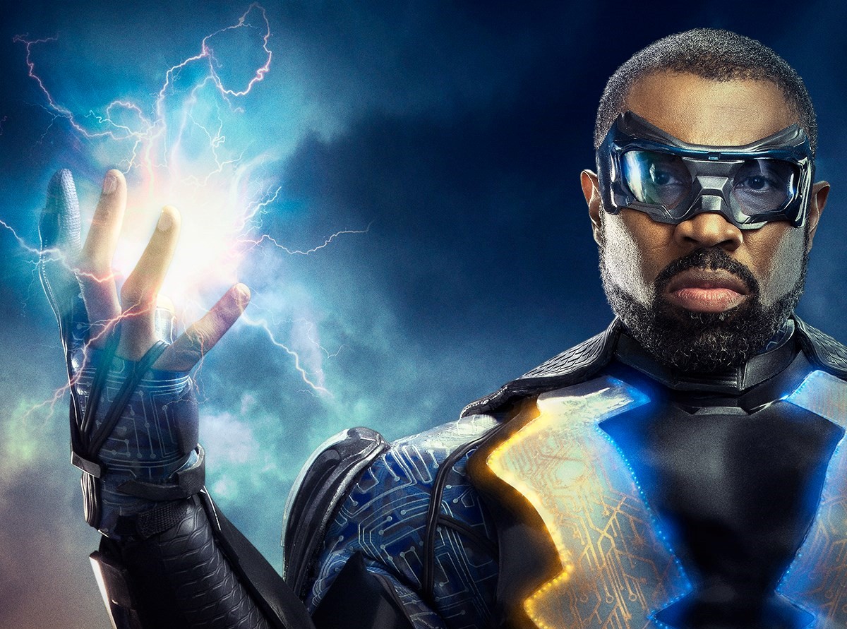 black lightning wallpaper,action adventure game,fictional character,superhero,cg artwork,action film