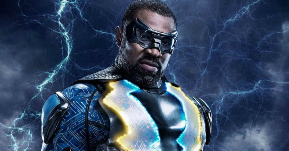 black lightning wallpaper,fictional character,human,cg artwork,superhero,movie