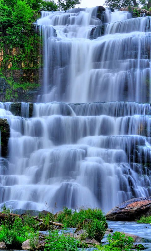 滝ライブ壁紙のhd,滝,水資源,水域,自然の風景,自然