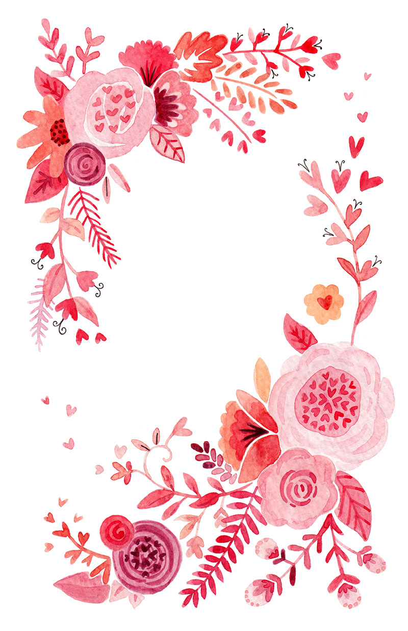 greeting card wallpaper,pink,clip art,floral design,plant,heart