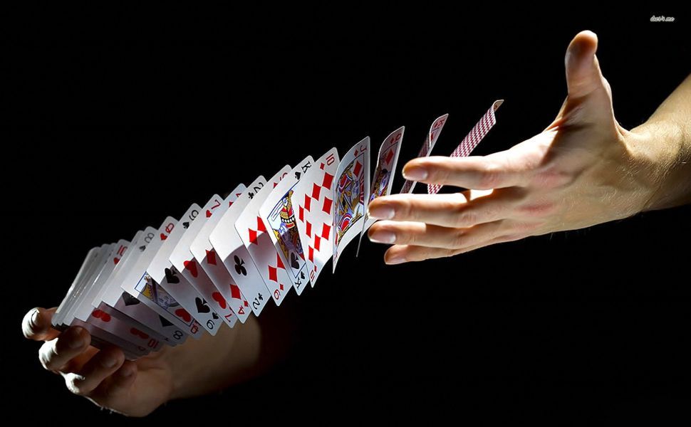 ポーカーカードの壁紙,手,爪,楽器