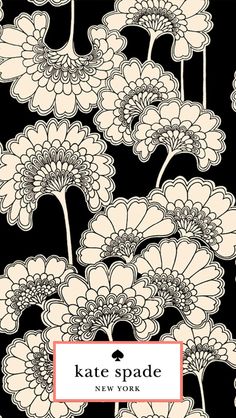 kate spade phone wallpaper,illustration,line art,black and white,design,pattern