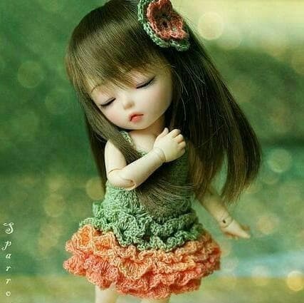 most beautiful dolls wallpapers,doll,green,toy,brown hair,hair accessory