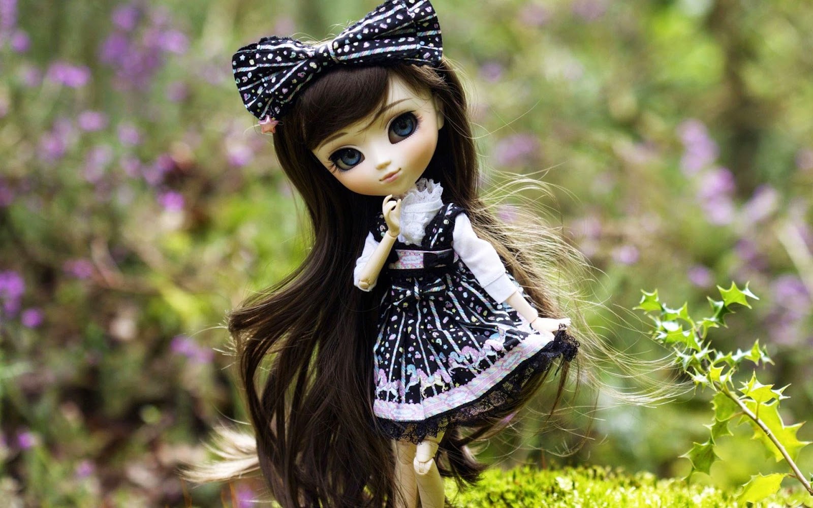 pretty doll wallpaper,doll,toy,fashion,dress,spring