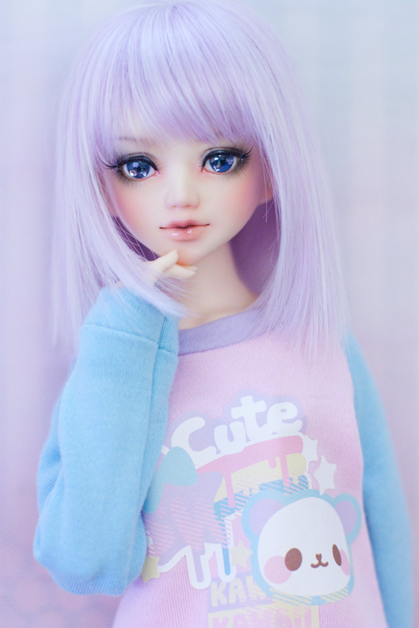 pretty doll wallpaper,wig,hair,doll,pink,clothing