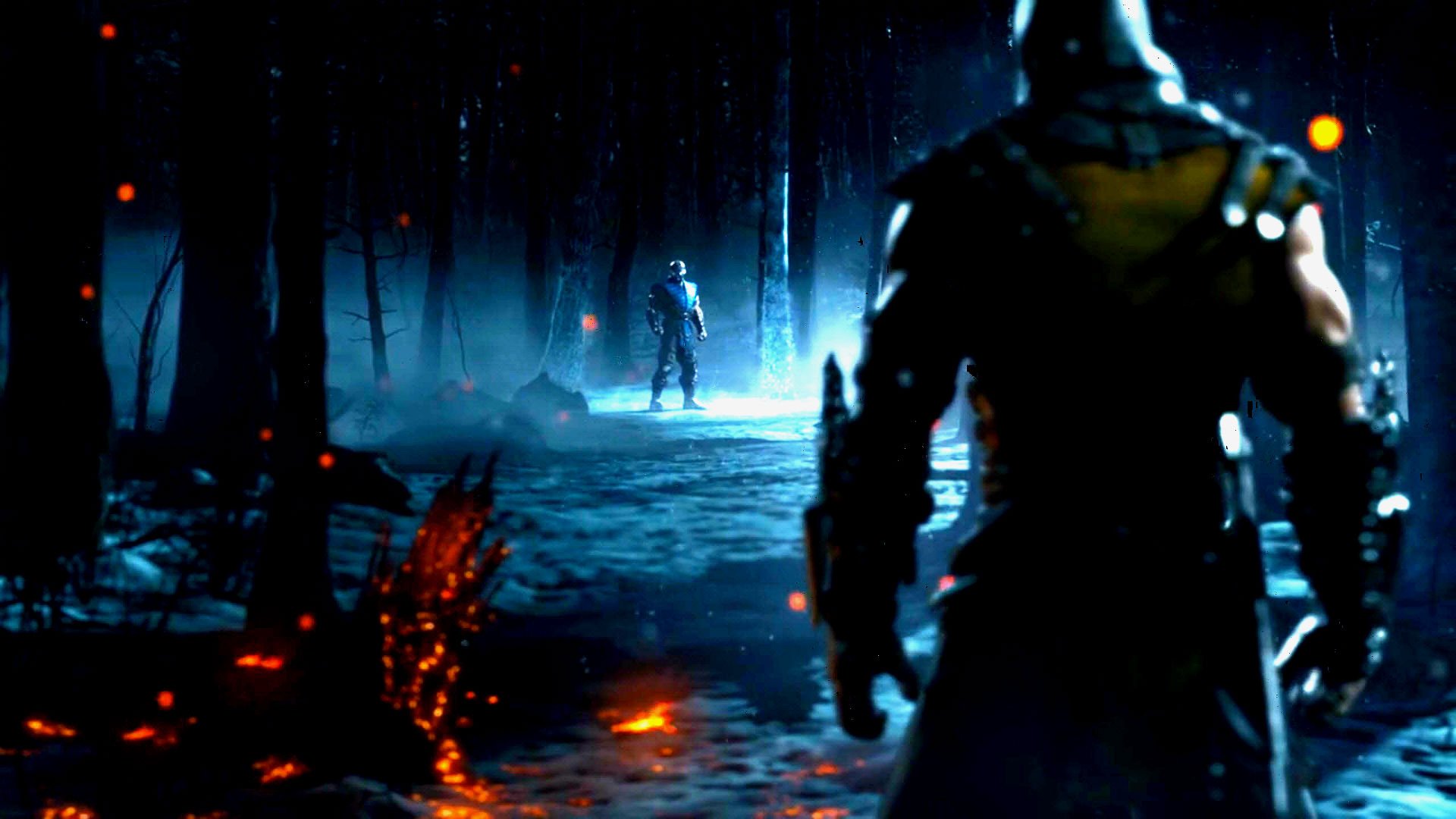 mortal kombat wallpaper 1920x1080,darkness,pc game,screenshot,digital compositing,fictional character