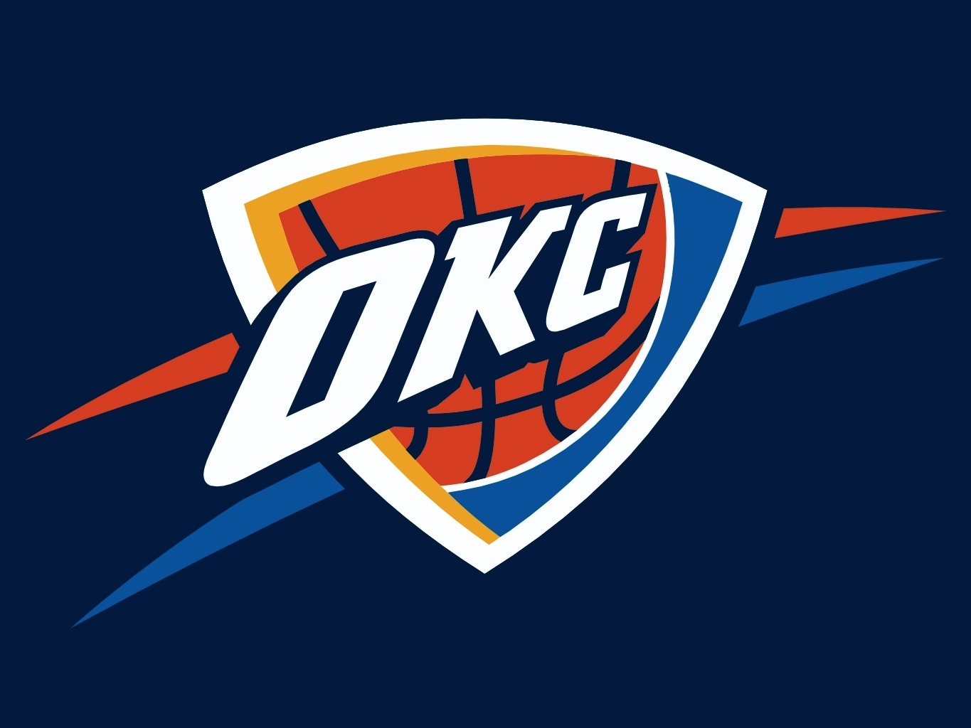 oklahoma city thunder fondo de pantalla,fuente,gráficos,emblema,azul eléctrico