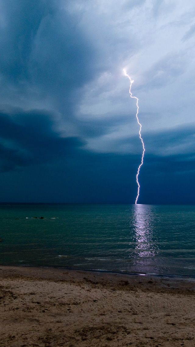 全国の地理的なiphoneの壁紙,空,ライトニング,雷雨,自然,サンダー