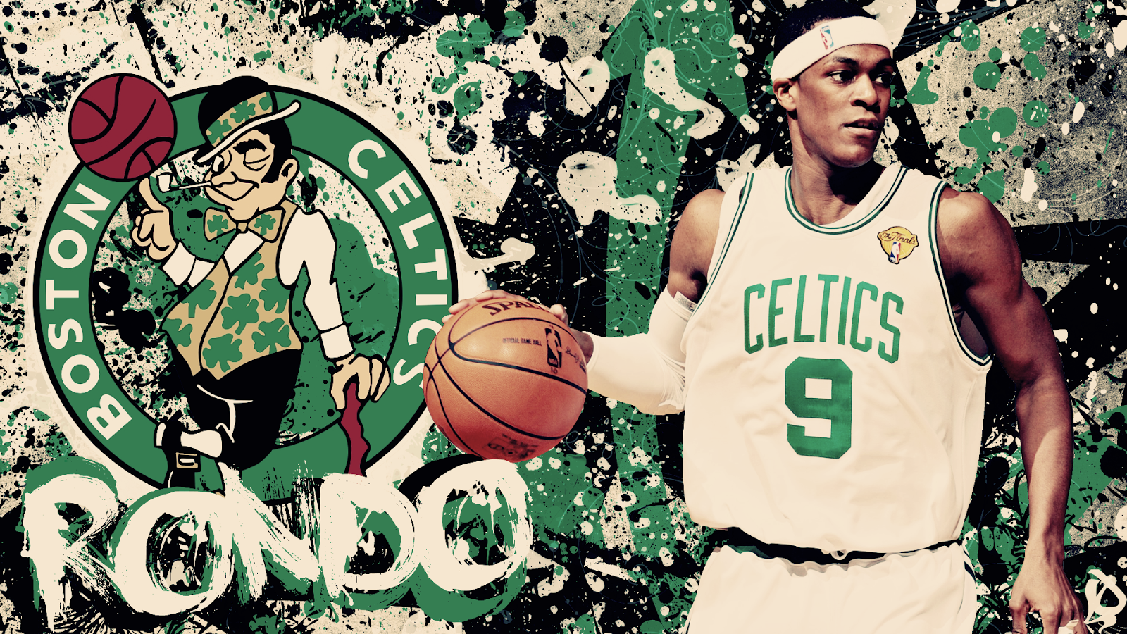 fond d'écran rajon rondo,joueur de basketball,jersey,basketball,joueur,basketball