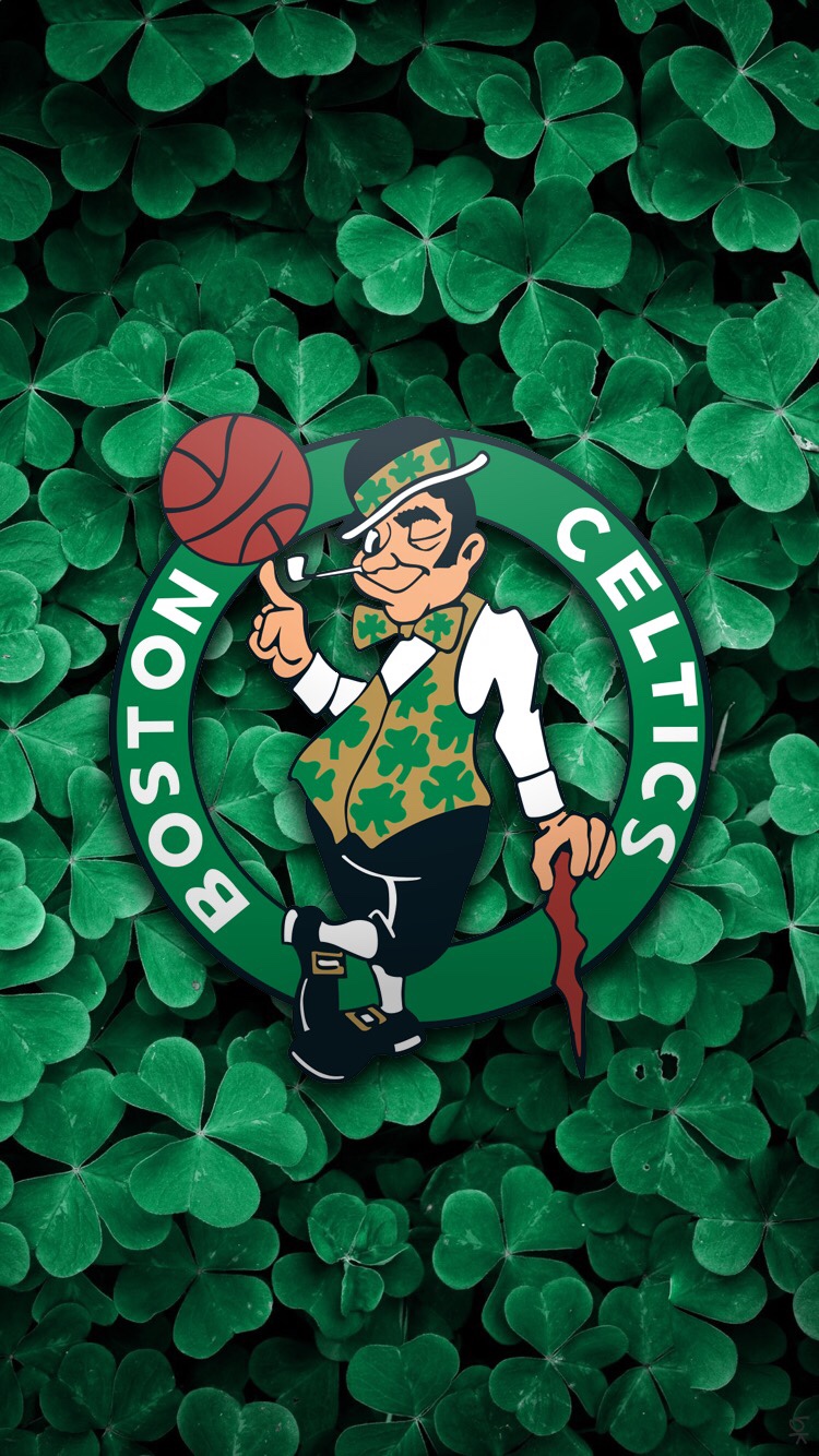 celtics iphone wallpaper,grün,kleeblatt,illustration,symbol,st. patrick's day