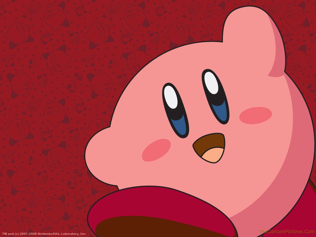 kirby wallpaper hd,karikatur,animierter cartoon,rosa,animation,schnauze