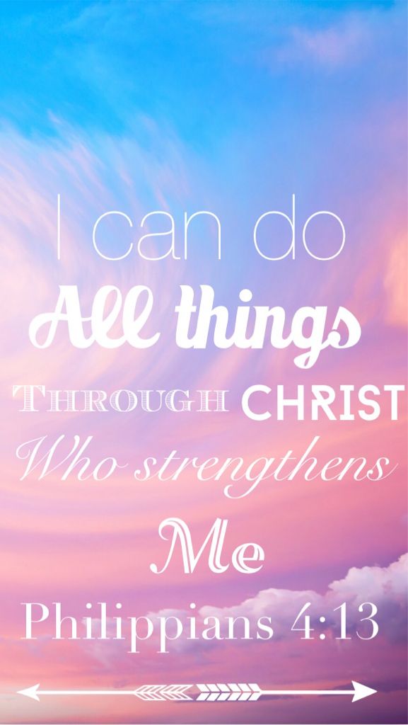 i can do all things through christ wallpaper,sky,text,font,pink,morning