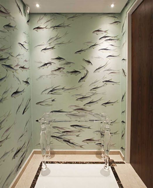 fisch tapete für badezimmer,wand,decke,zimmer,die architektur,glas