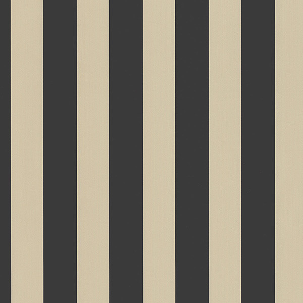 Black And Beige Stripe Wallpaper Sample Traditional Black And Cream