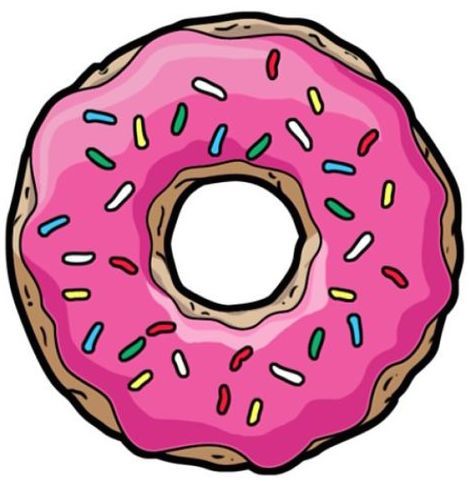 wallpaper fofinhos,doughnut,pink,pastry,baked goods,clip art