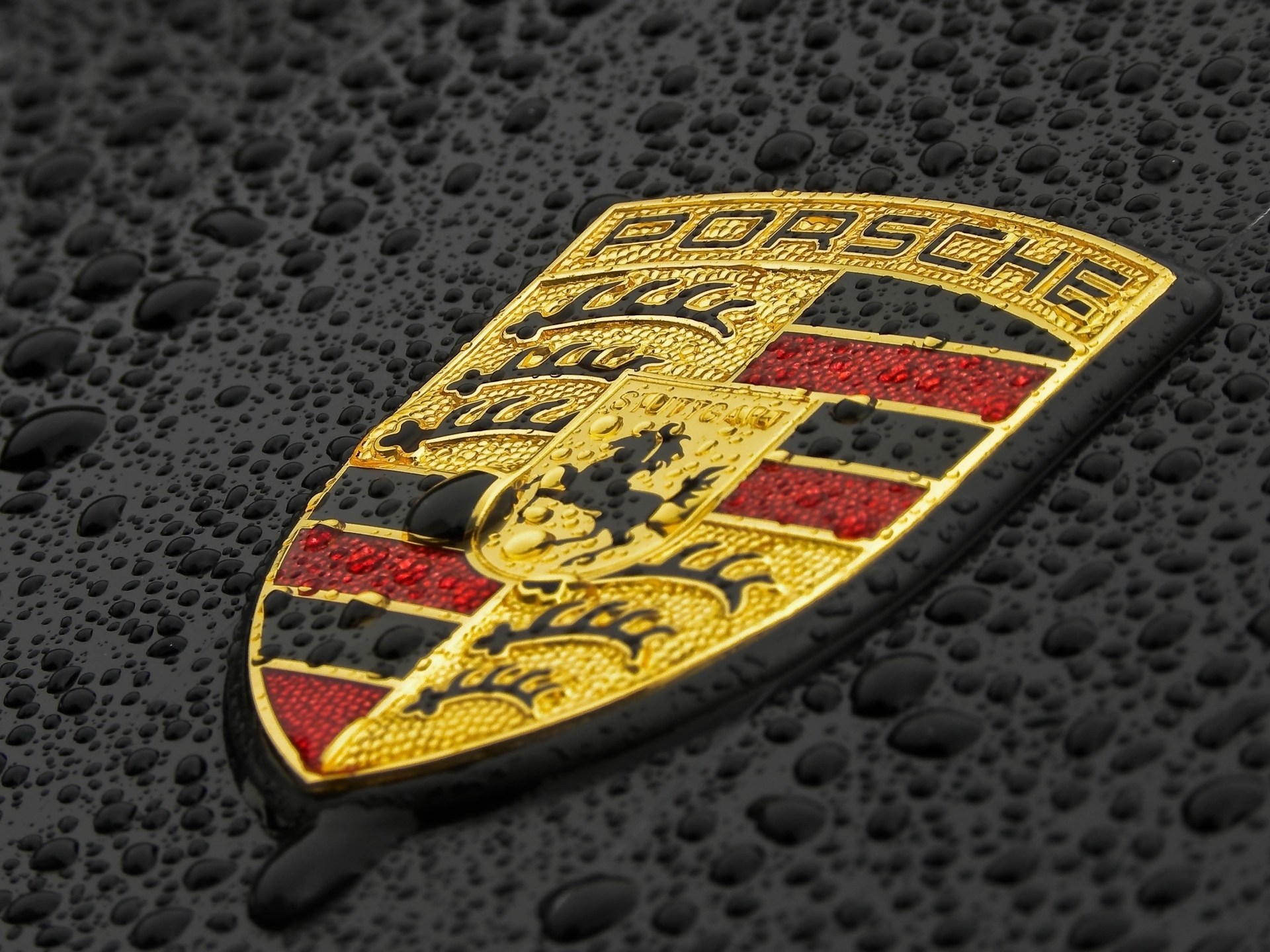 porsche logo wallpaper,yellow,emblem,porsche,logo,vehicle