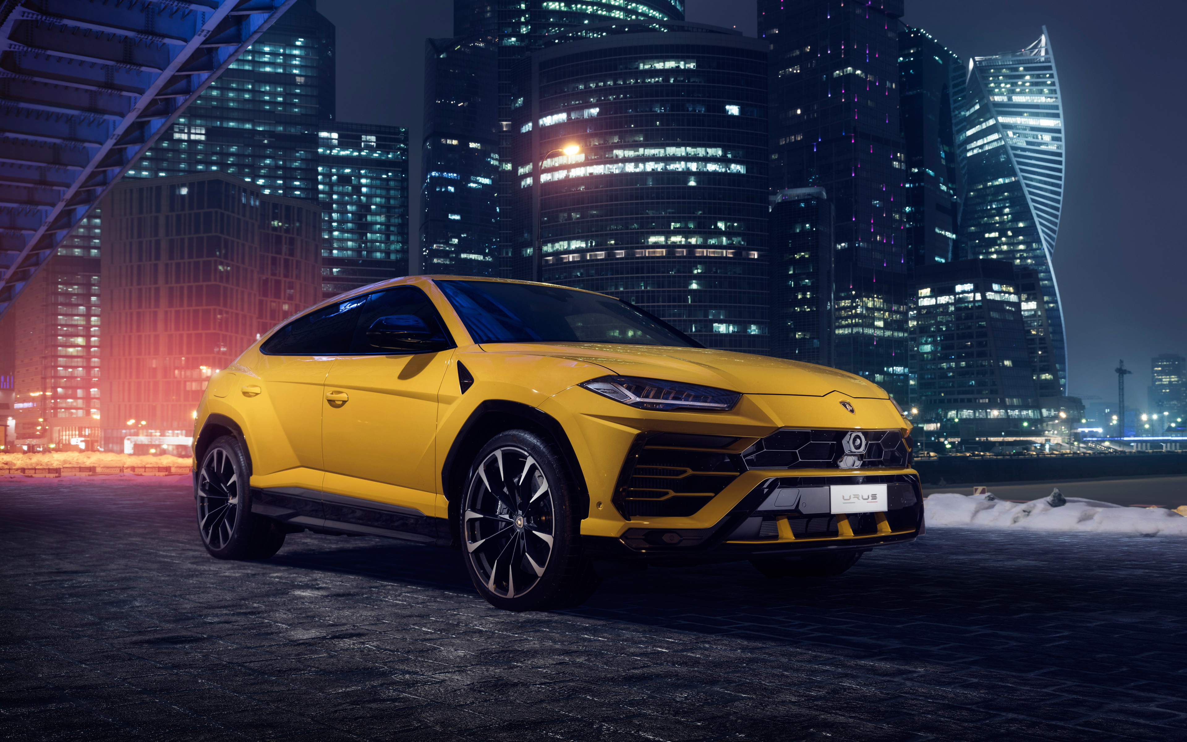 lamborghini urus wallpaper,land vehicle,vehicle,car,yellow,automotive design