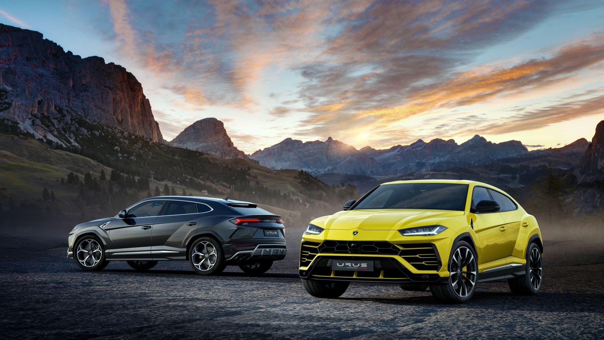 lamborghini urus wallpaper,land vehicle,vehicle,car,automotive design,sky