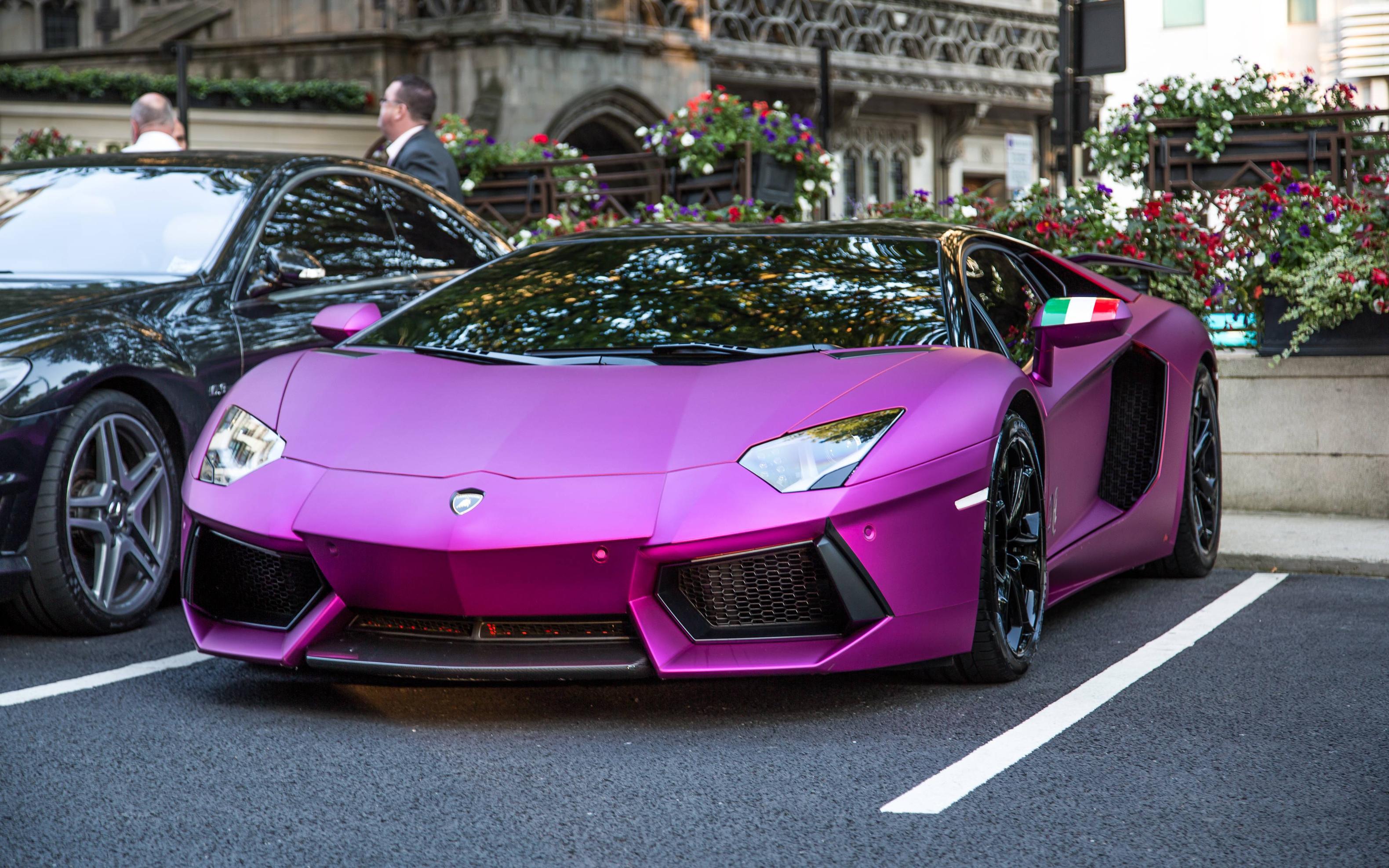 purple lamborghini wallpaper,land vehicle,vehicle,car,supercar,lamborghini aventador