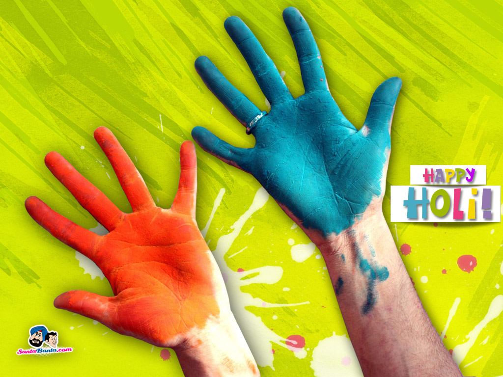 holi wallpapers santabanta,yellow,green,hand,finger,high five