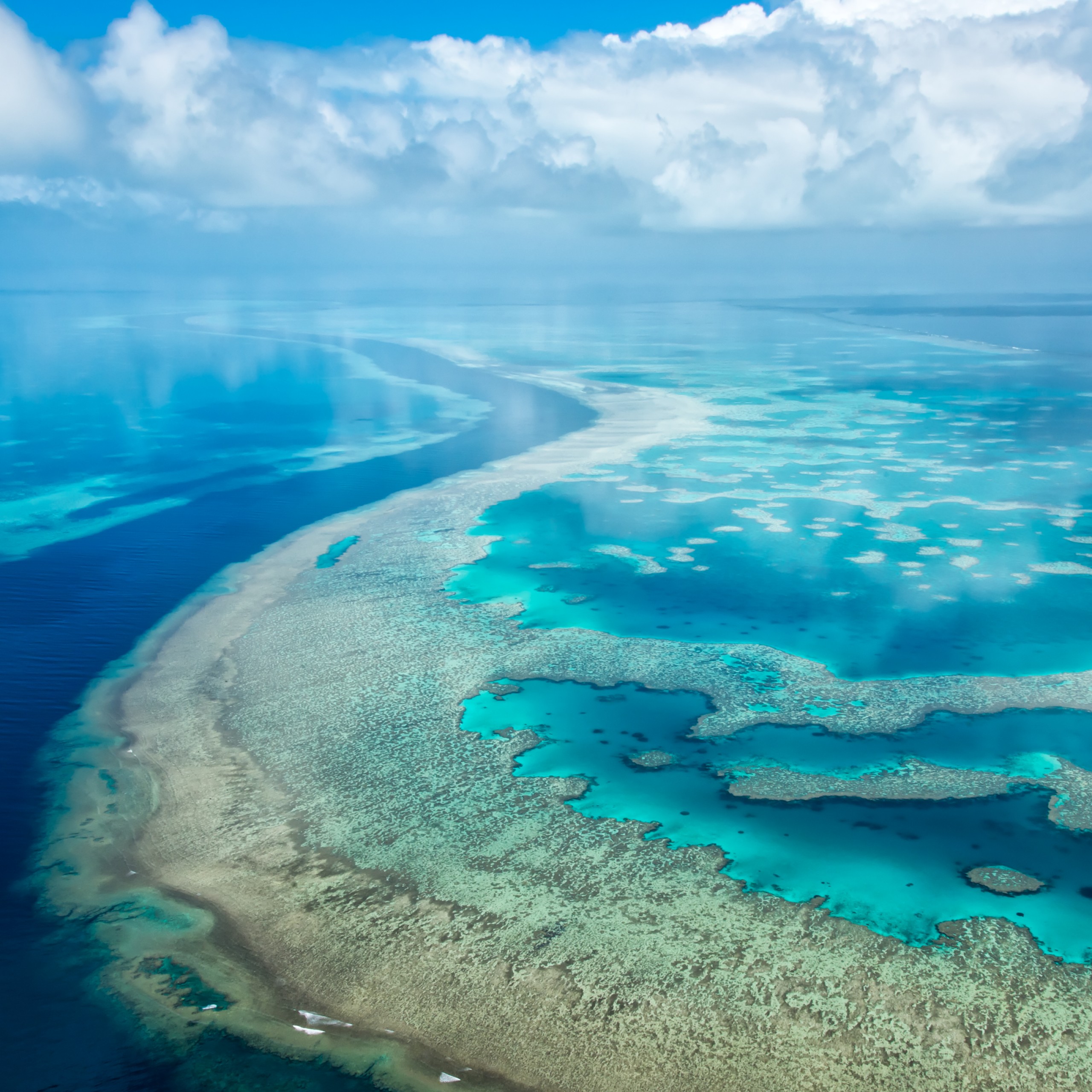 papier peint grande barrière de corail,bleu,océan,mer,ciel,ressources en eau