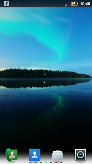aurora boreale sfondi animati,cielo,natura,risorse idriche,acqua,riflessione