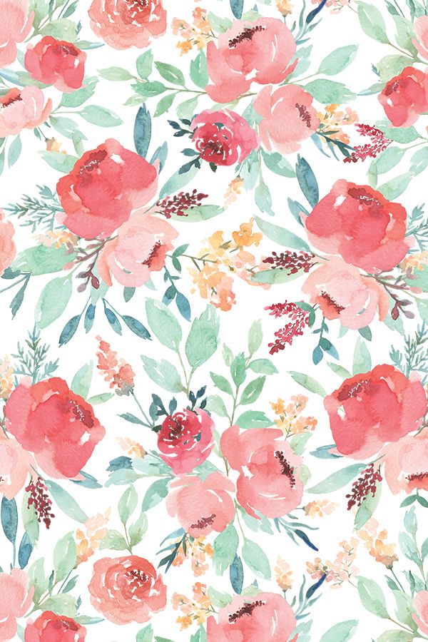 papier peint floral bleu et rose,rose,modèle,art floral,conception,textile