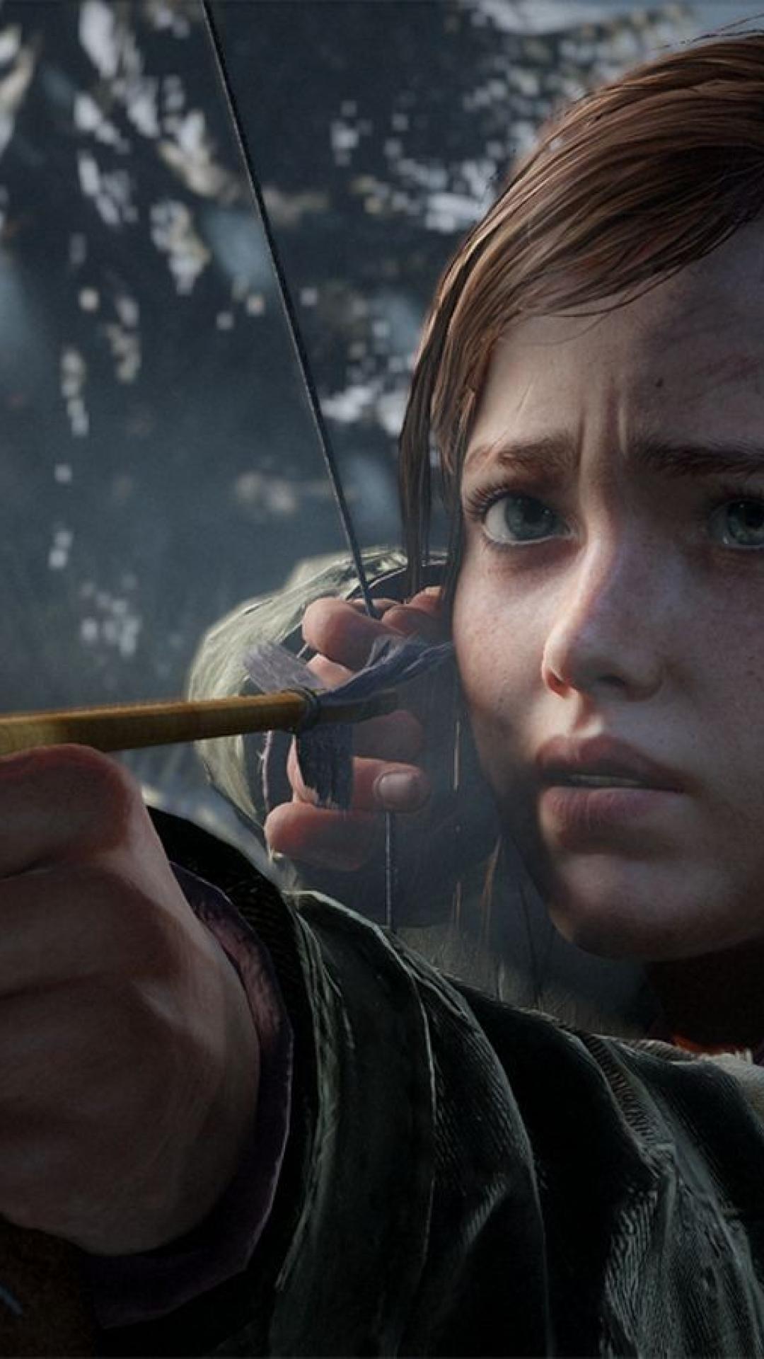 the last of us ellie wallpaper,arrow,bow and arrow,archery,fictional character,movie