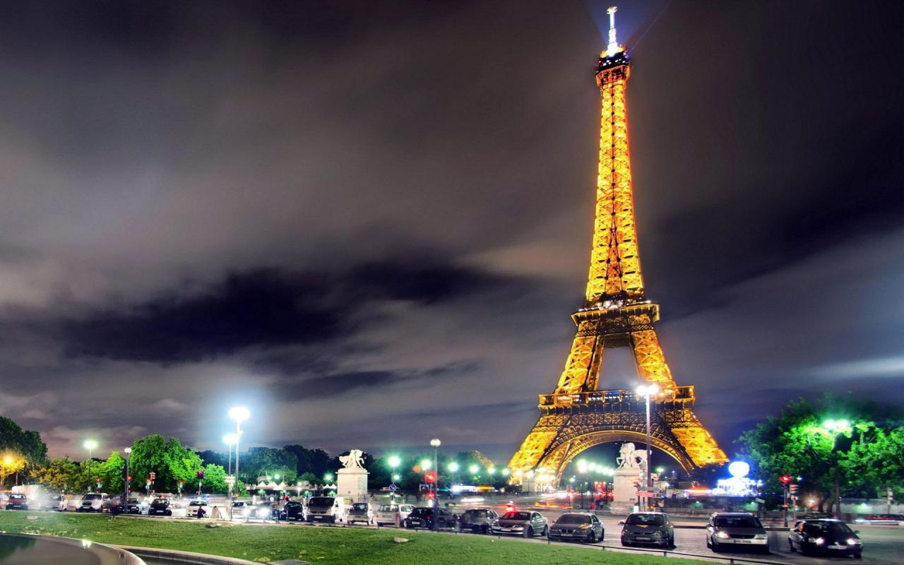 carta da parati della città di parigi,torre,cielo,notte,architettura,area metropolitana