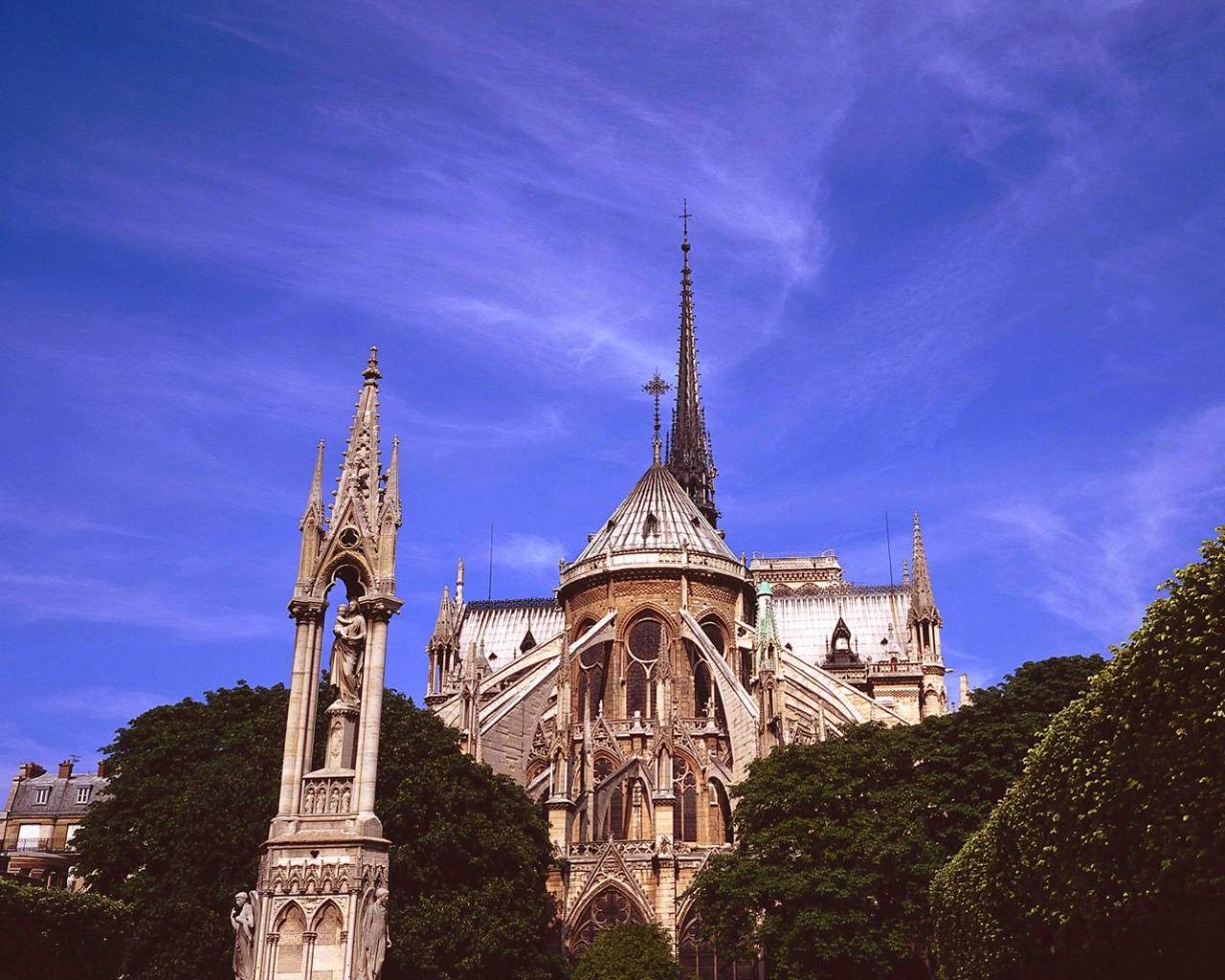 パリ市の壁紙,空,建築,尖塔,建物,中世の建築