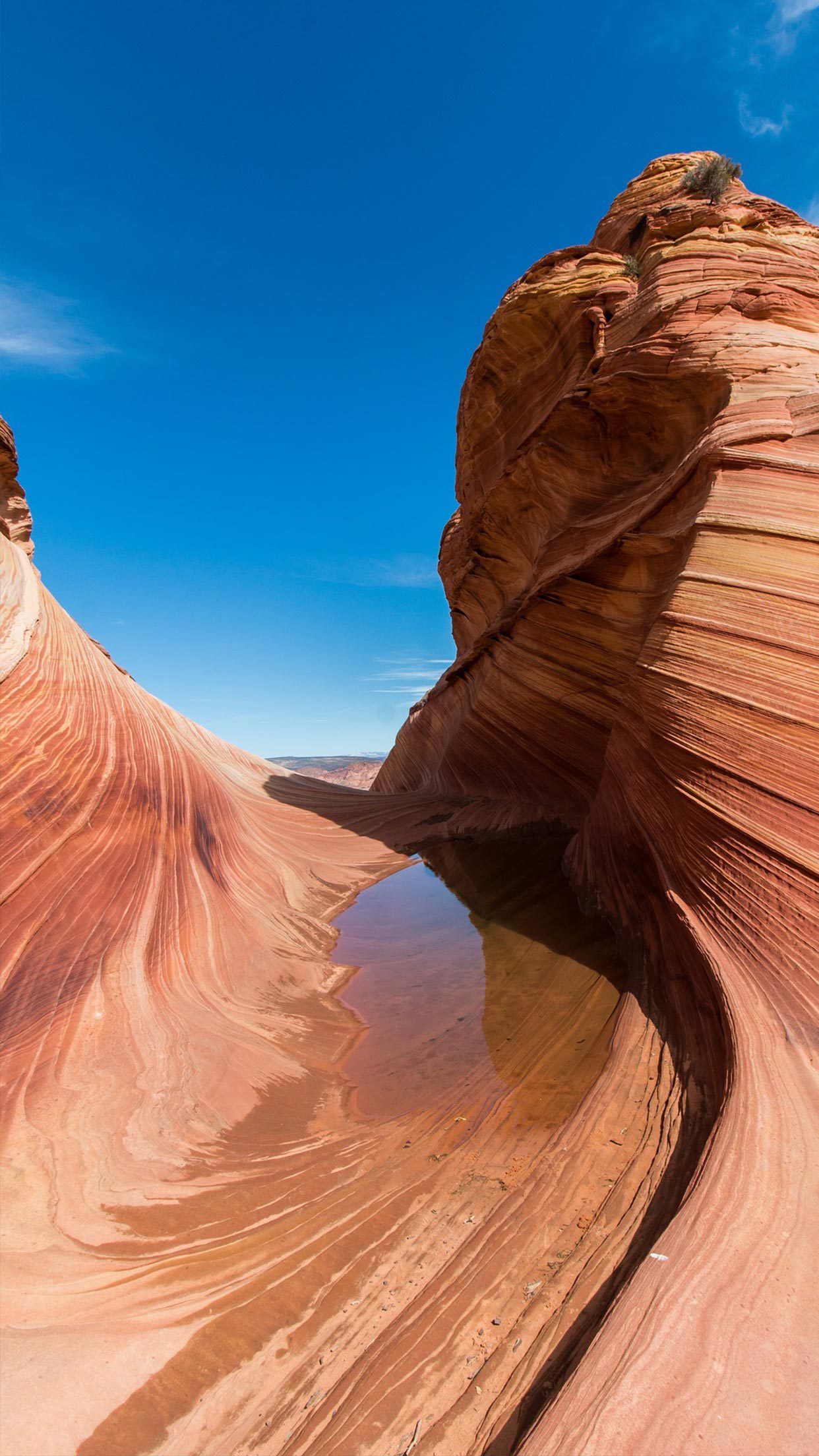 fondos de pantalla 4k para iphone 7,naturaleza,formación,cañón,cielo,rock