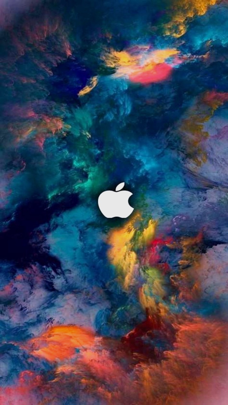 fondos de pantalla 4k para iphone 7,cielo,pintura,azul,pintura de acuarela,atmósfera