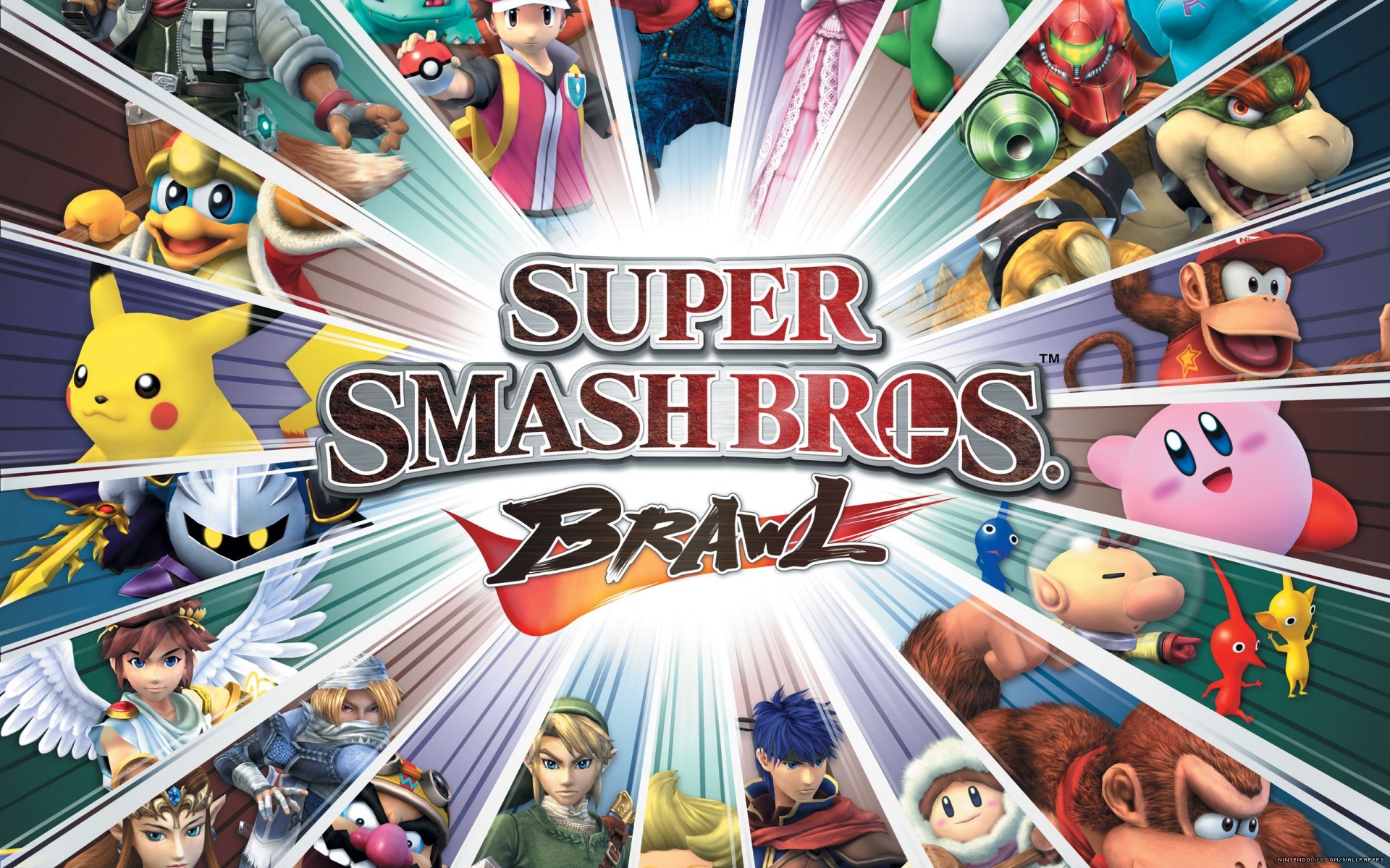 fond d'écran super smash bros mêlée,dessin animé,jeux,dessin animé,animation,amusement