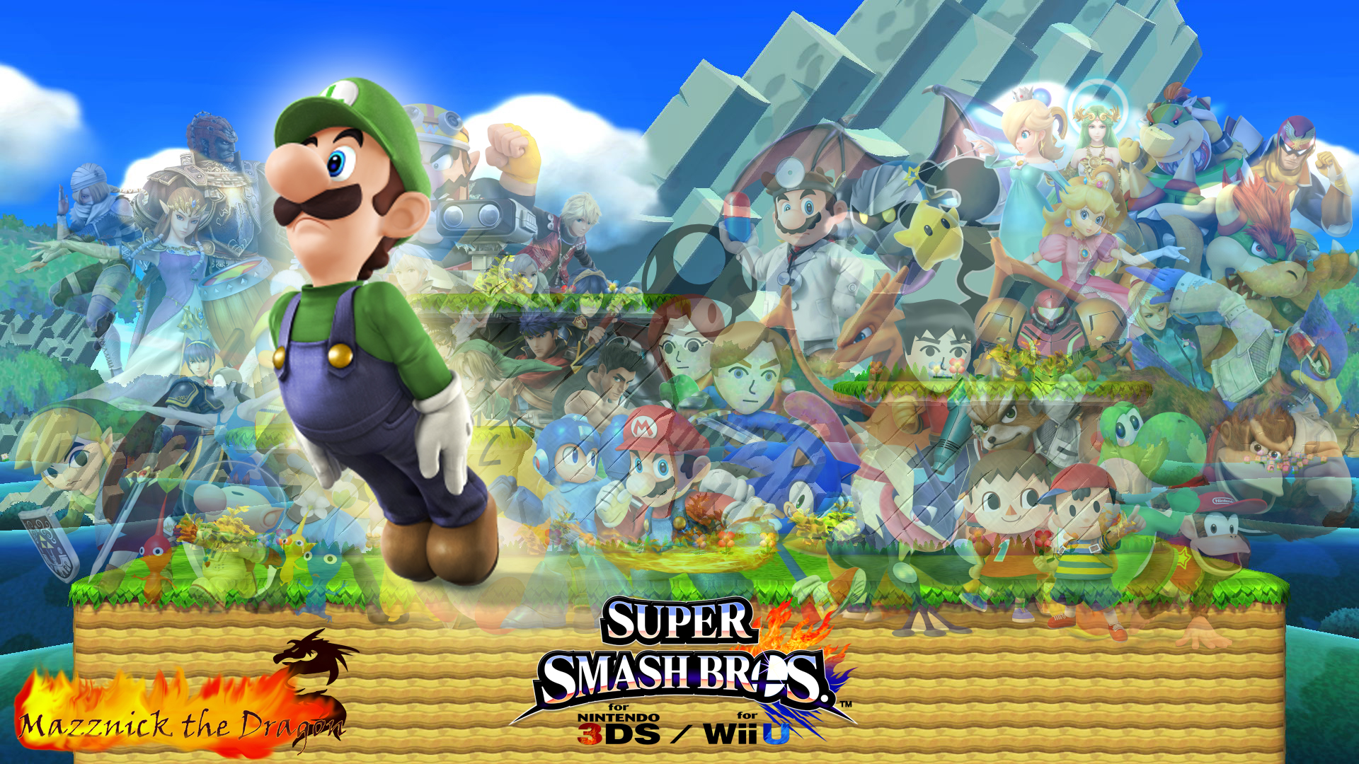 ssb4 wallpaper,animated cartoon,cartoon,action adventure game,games,adventure game