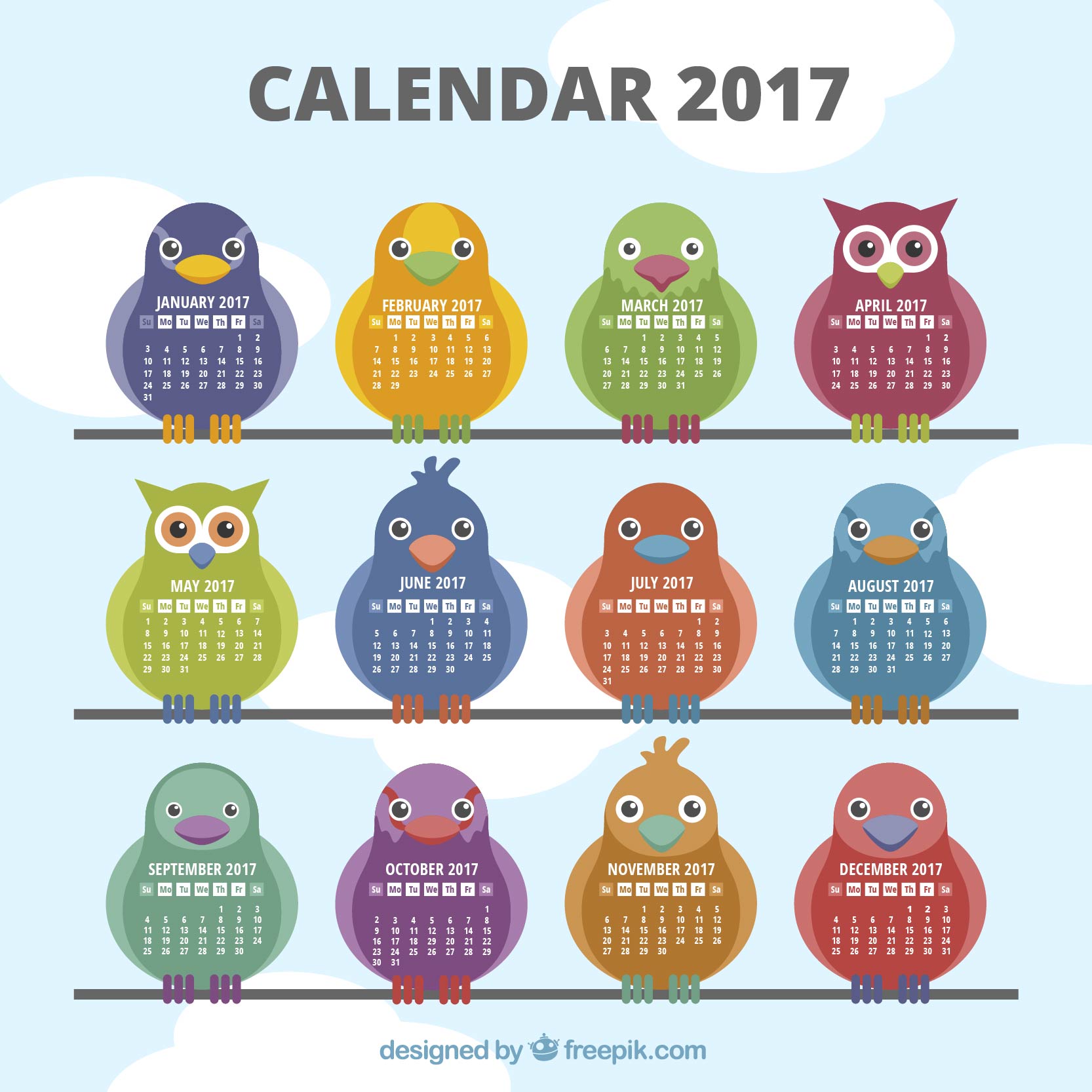 2017カレンダー壁紙,フクロウ,鳥,猛禽,パターン