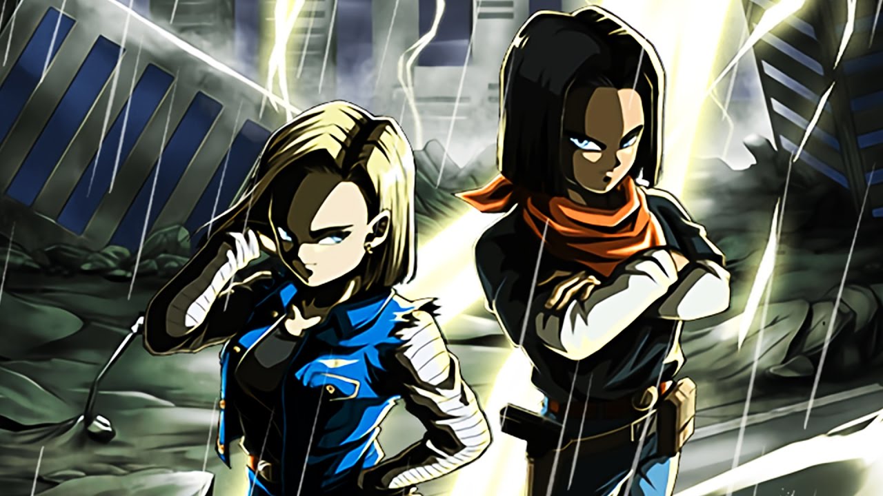 android 17 wallpaper,karikatur,erfundener charakter,anime,fiktion,schwarzes haar