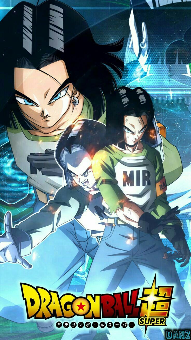android 17 wallpaper,anime,cartoon,hero,fictional character,games