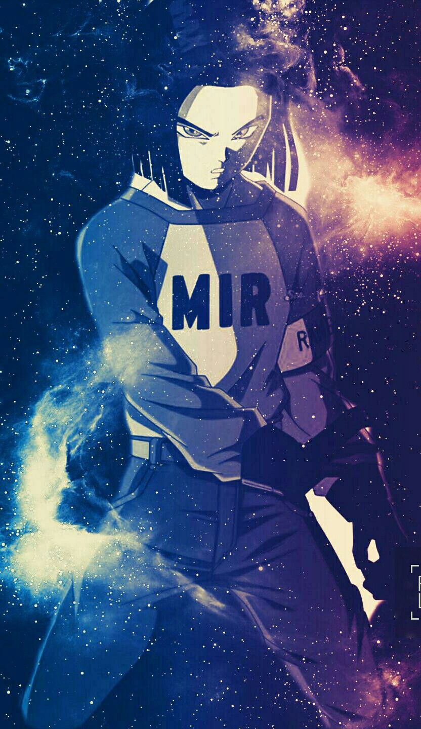 android 17 wallpaper,fictional character,poster,space,batman,illustration