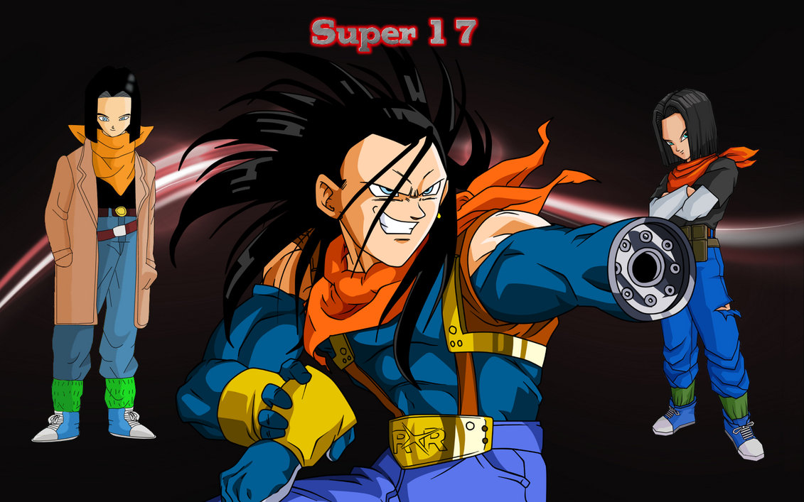 android 17 wallpaper,anime,karikatur,dragon ball,animation,kunstwerk