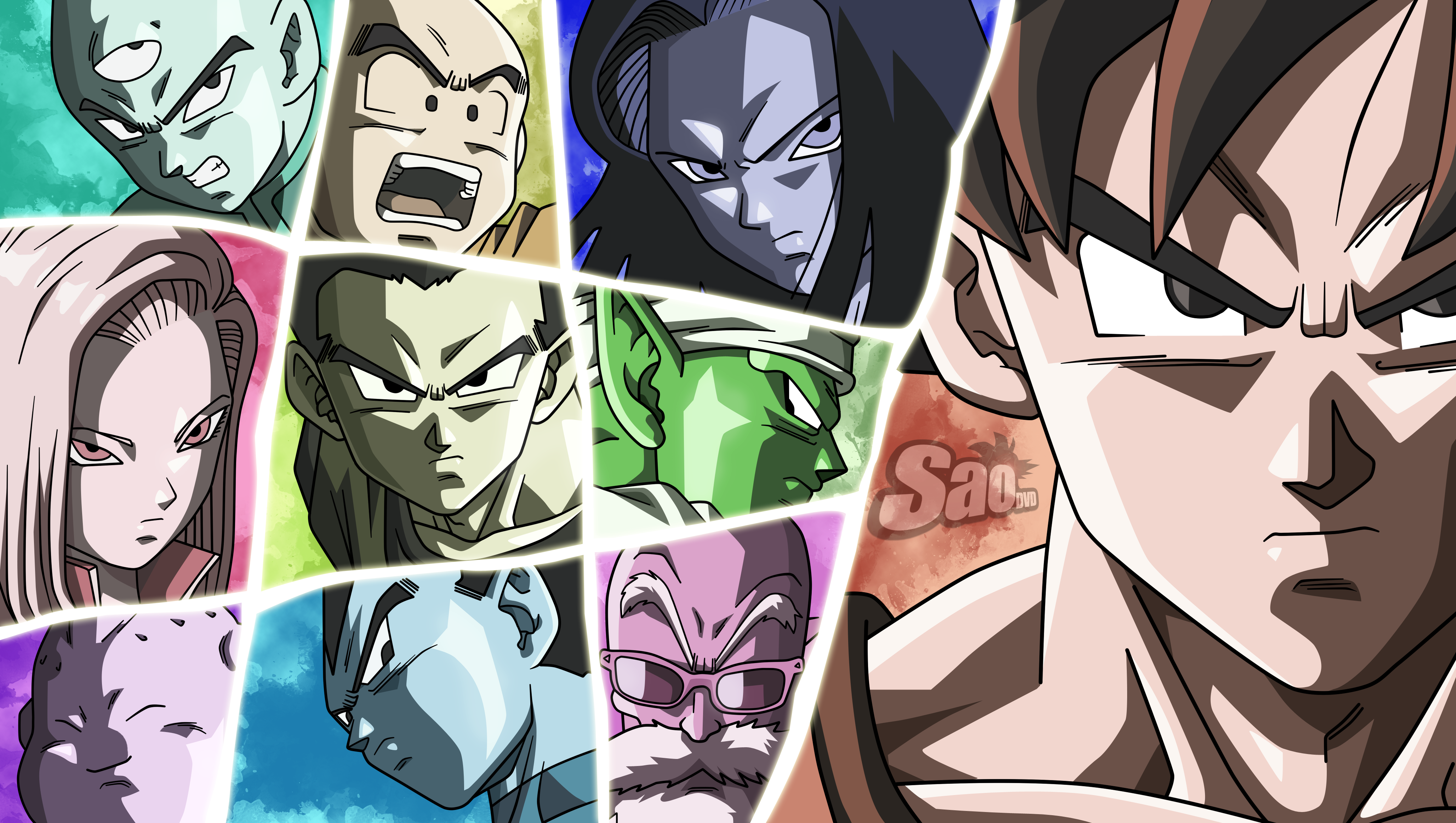 android 17 wallpaper,fictional character,cartoon,comics,anime,fiction