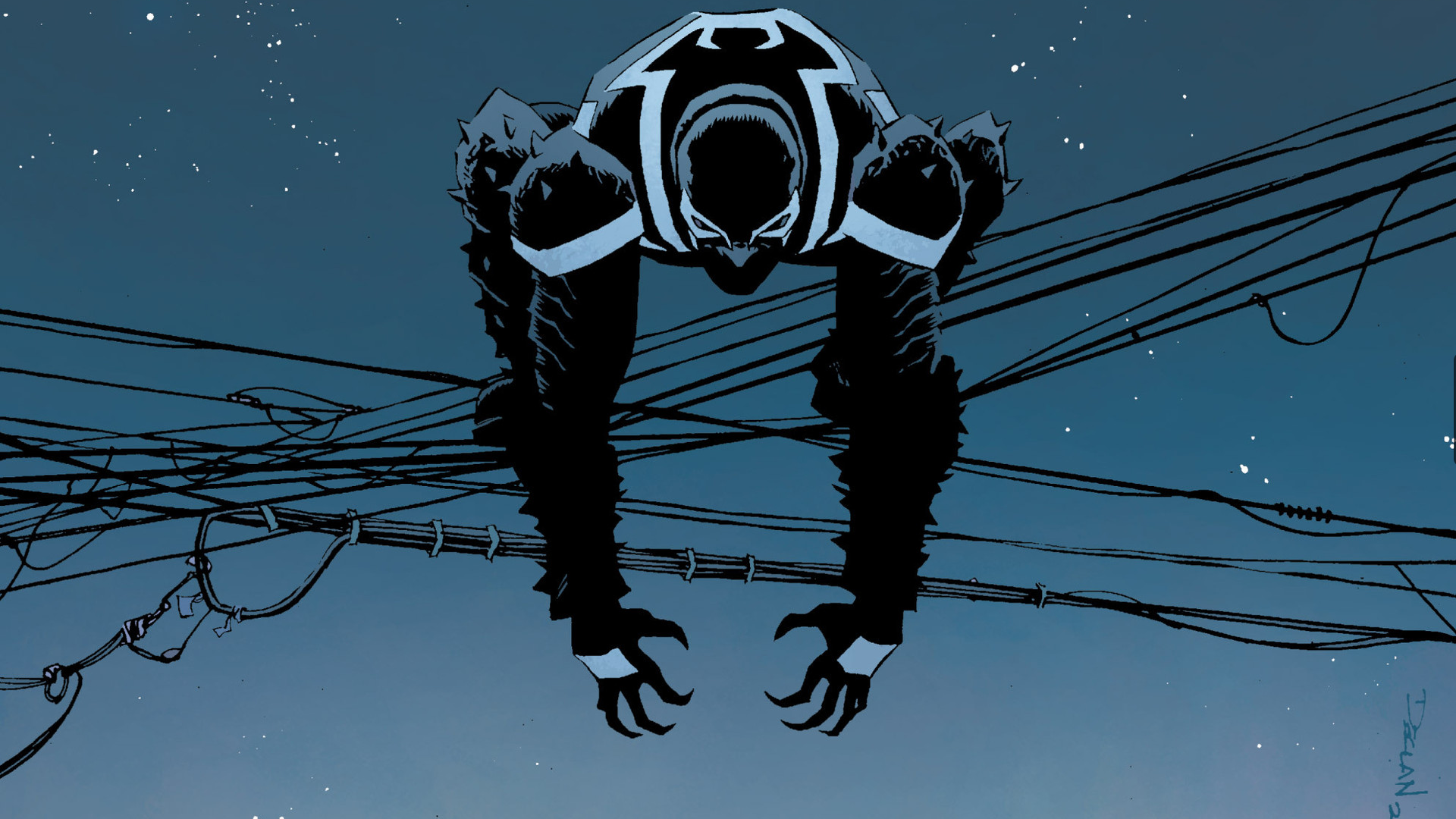 agent venom wallpaper,sky,flip (acrobatic),personal protective equipment,technology,wire