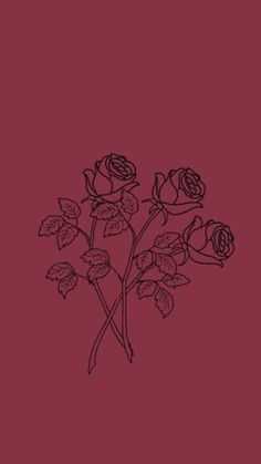 nervöses iphone wallpaper,rot,zeichnung,rosa,skizzieren,rose