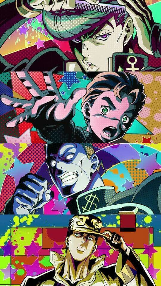 Jojo Wallpaper Iphone Art Cartoon Illustration Graphic Design Modern Art Wallpaperuse