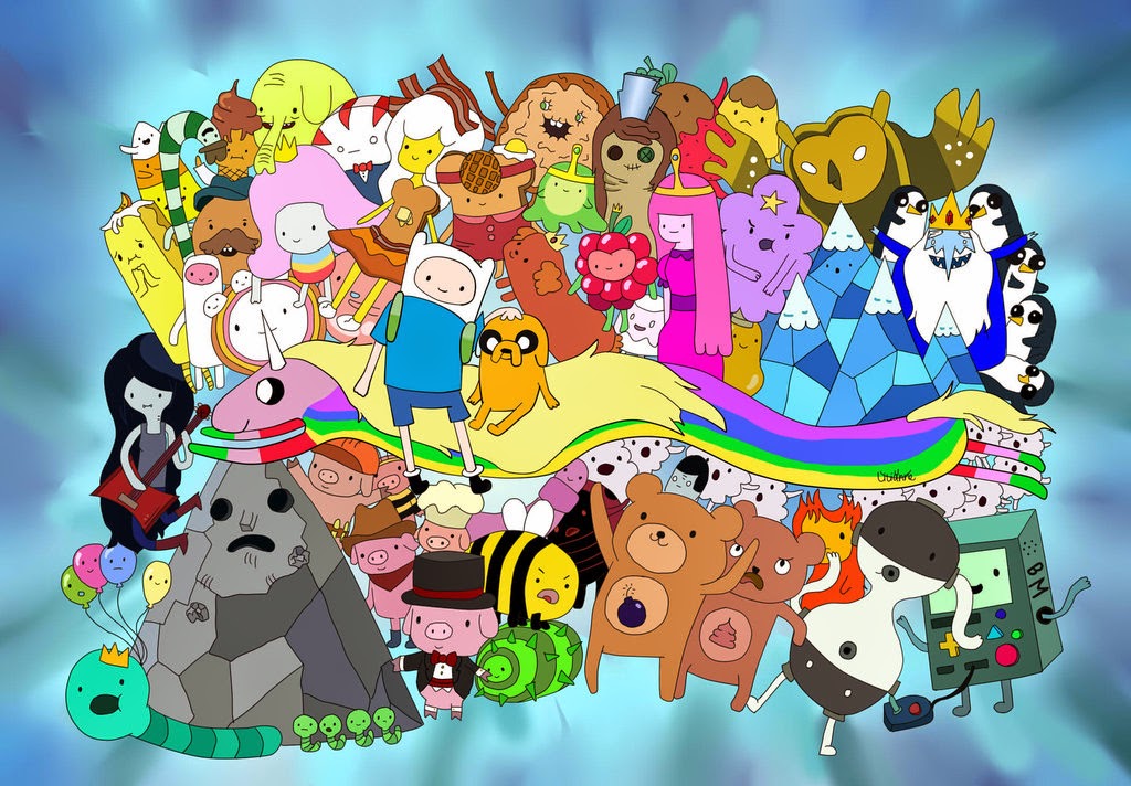 adventure time live wallpaper,cartoon,animated cartoon,illustration,art,organism