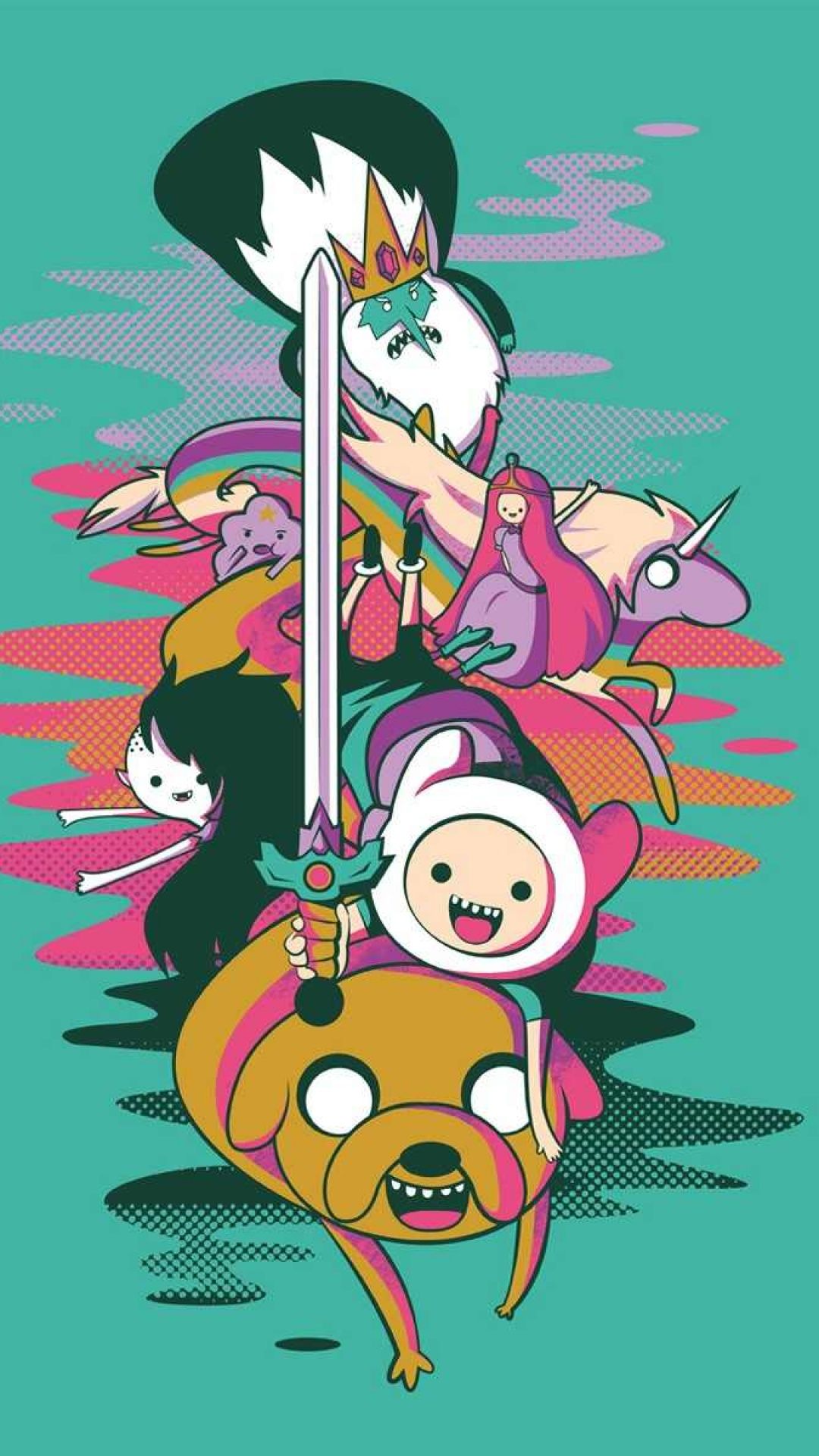 Abenteuer Zeit Wallpaper Iphone Grun Karikatur Muster Illustration Design Wallpaperuse Abenteuer Zeit Wallpaper Iphone Grun Karikatur Muster Illustration Design Wallpaperuse