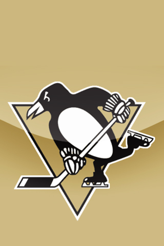 papier peint logo des pingouins de pittsburgh,oiseau,illustration,oiseau perchoir